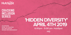 diversein's tweet photo. HubSpot's Second Inclusion Event Themes 'Hidden Diversity' #diversity #inclusion #hubspot #diversein #diversityevents https://t.co/WmRcYn0Szu https://t.co/lI9t2IreTs