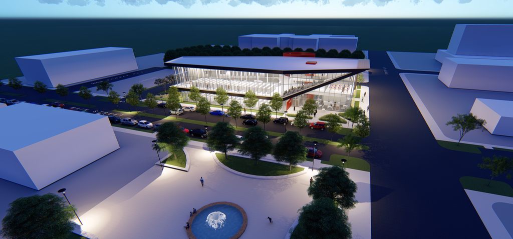 PSWArchitects's tweet photo. Powerful architecture can be a catalyst for change. We are honored to be a part of the momentum to draw people back to Main Street through the transformative design of the new Pine Bluff Main Library.  #progressinpinebluff #onepinebluff https://t.co/DWHz9yJHPQ