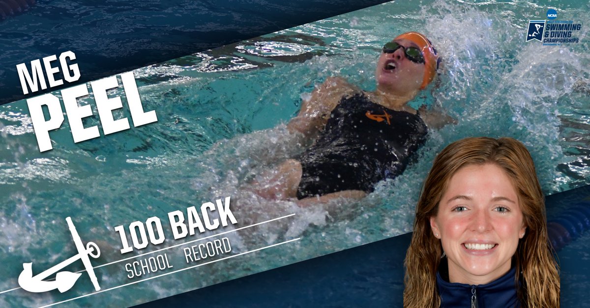 HopeSwimAndDive's tweet photo. Meg Peel tops her own @hopecollege 100-yard backstroke record with a swim of 55.78 seconds. She was ninth fastest in prelims, advances to tonight's consolation final at @NCAADIII Championships. @d3swimming @MIAA1888 #bestrongbetrue #gohope #d3swim #d3miaa https://t.co/Ptb0JP2ZFV