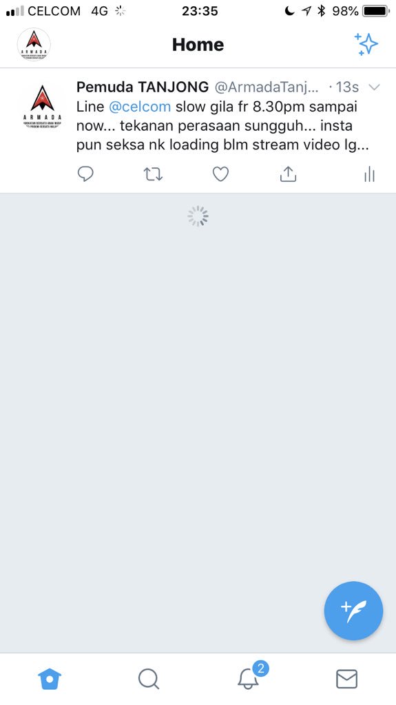 ArmadaTanjong's tweet photo. Loading twitter pun sakit... https://t.co/WdSDk38VeD