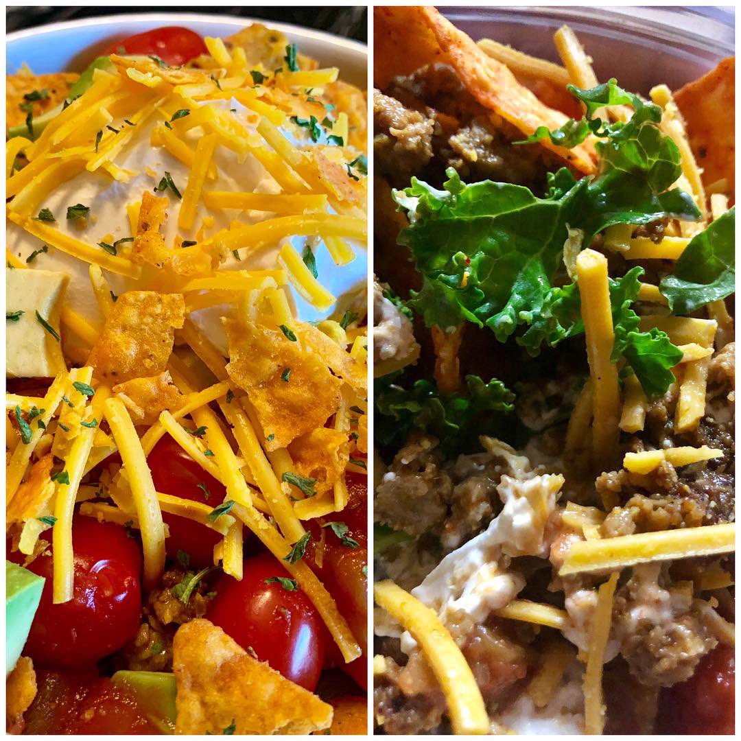 PB_Simplicity's tweet photo. 🌱When your daughter @mitayamonique calls and you both find out you’re both thinking of eating the same thing... Taco 🌮 Salad 🥗. 😋😋😋 She ask for a recipe and you can send her over to your own website...
https://t.co/G5hi1V0eW6 
#prettycool  #plantbasedsimplicity  #tacosalad https://t.co/Hd3hVSoVQ7