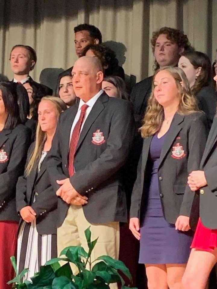 PCPiratesHS's tweet photo. For those of you that missed, Brett Wilder was our Honorary Inductee for the 2019 Senior Hall of Fame.  Congratulations to Mr. Wilder and his family! https://t.co/jIkdb6mpJE