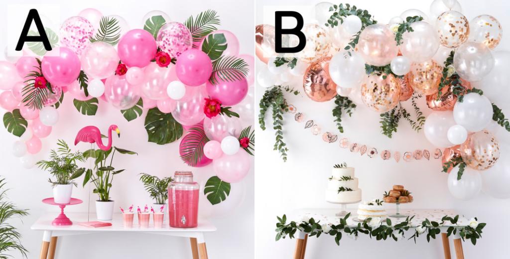 Hobbycraft's tweet photo. It's #POLL time! Which of these fantastic party themes do you prefer?
A - Pink flamingo
B - Rose gold
Comment below!
Shop Ginger Ray balloon arches and more: https://t.co/rgQQxNVEa3
#GingerRay #PartyDecor #Hobbycraft https://t.co/tNFjWqKRy8