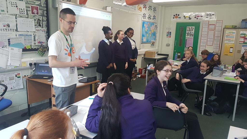 RicardsGeog's tweet photo. Great workshop with 8R and Ben from climate ed. Today we thought about how to raise awareness in reducing our greenhouse gases @ed_climate @RicardsTweets @ClimateStrike @FutureFridays https://t.co/fQSFxCs2sn