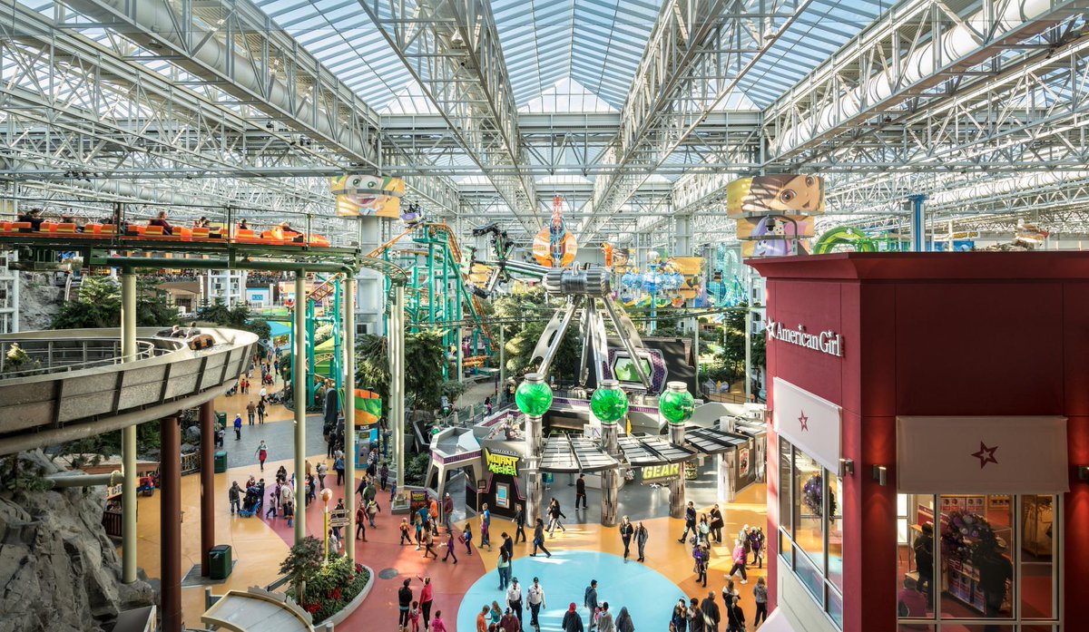 Did you know Bloomington, Minnesota is home to the largest mall in the U.S. - The Mall of America? In addition to numerous shops and restaurants, the mall also has an indoor amusement park! Read more about visiting the Mall of America: minneapolis.org/things-to-do/s…