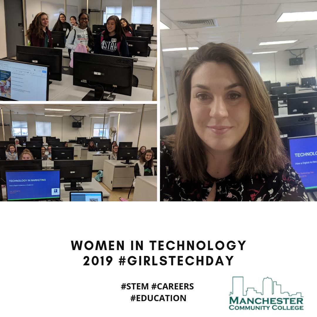 Thrilled to be here at <a href="/ManchesterCC/">ManchesterCC</a> this morning, speaking to a group of students about careers for Women in Technology. #STEM #education #techwomen #techgirls <a href="/NHTechAlliance/">NH Tech Alliance</a>