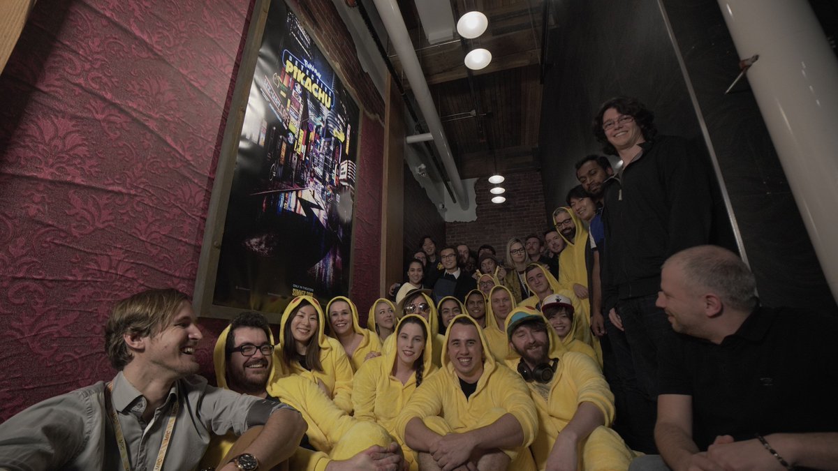 MILL__CHANNEL's tweet photo. Pika Pika! (translation: Happy Friday!) Here's our #Vancouver Comp team showing their love for #Pikachu... π¨π¦ #YouMakeMPC #FridayFeeling #DetectivePikachu https://t.co/0VgsBCWMsG