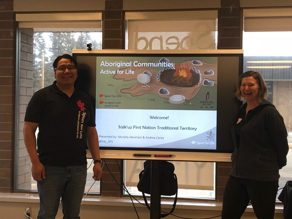 andreacarey's tweet photo. Gearing up to deliver #AboriginalCommunitiesActiveforLife workshop on Saik'uz territory. A #playday in Northern BC @SportForLife_ @AboriginalSC. Focusing on supporting #goodpeople delivering #goodprograms in #goodplaces. #PhysicalLiteracy https://t.co/70PJPlC7Vu