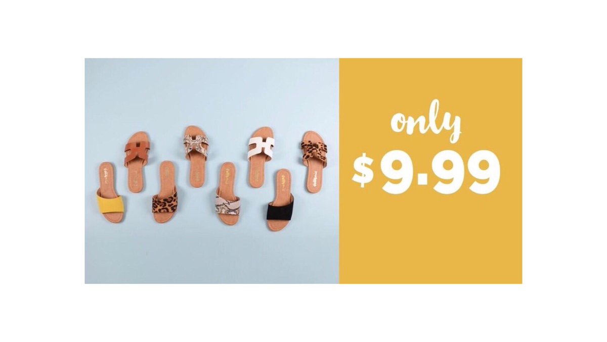 fort_payne's tweet photo. Checkout these cute sandals for only $9.99. #thelooksyouloveforless #factoryconnection #sandals #summerready https://t.co/LmSMfqZ45l