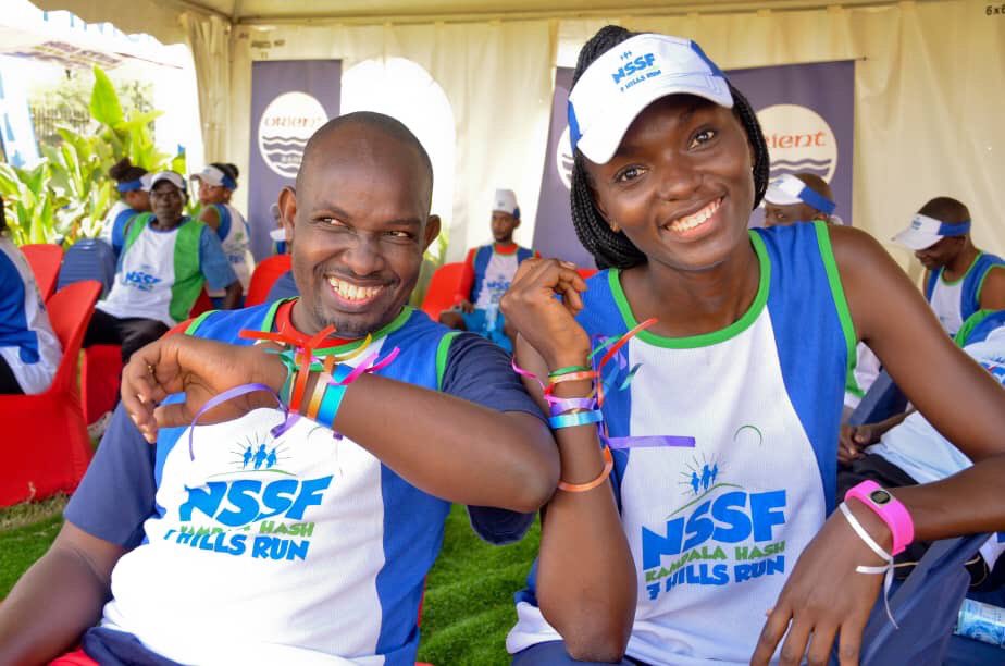 imbankug's tweet photo. #Flashback to the #NSSFHashRun19 where we showed up in numbers to be champions public schools need. We had a lot of fun, networked and worked out. We also had some 21kms champions who made it to all the 7 hills πͺπΎπ. #ThinkPossibilities #OrientBank https://t.co/9e6x5GxAwM