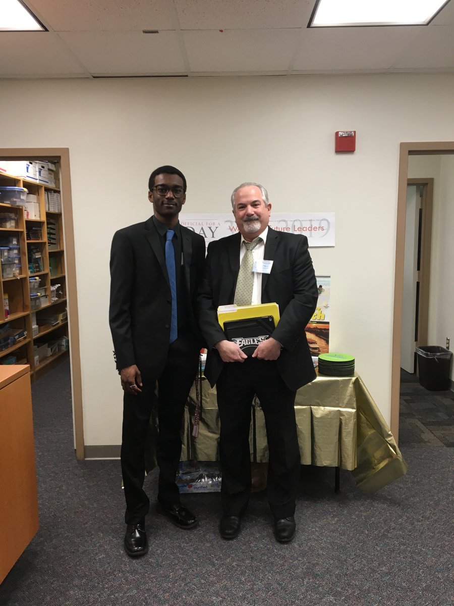 VBCPS_HR's tweet photo. Grant from @SalemHSVB absolutely crushed it as our Official for a Day! We loved meeting you Grant, and wish you the best in pursuing a career in education and school administration. #OFAD19 https://t.co/R0e6miKhrs