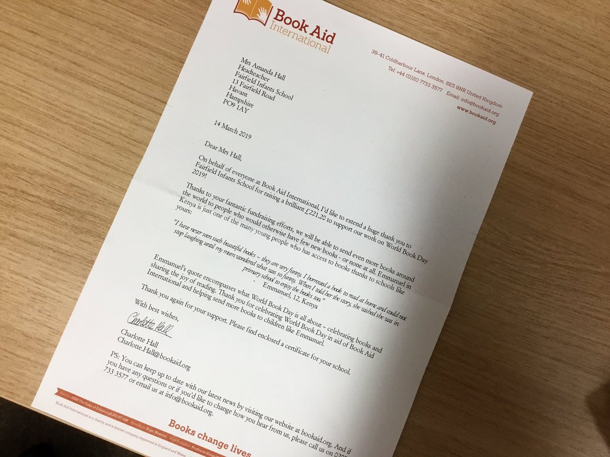 InfantFairfield's tweet photo. Big Book Swap raises £221.20 for BookAid International #WorldBookDay https://t.co/Ihmu6XQJW0