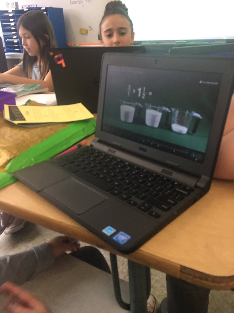 Mrs_Bozard's tweet photo. More fraction fun on this rainy Friday! @edpuzzle #mathwithmissdini #LeopardsDen @LincroftSchool https://t.co/bnCI9sAOvm