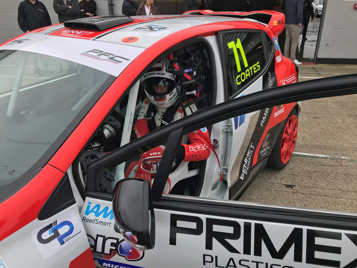 IAMRoadSmart's tweet photo. Delighted to announce @MaxCoatesRacing will run the IAM RoadSmart logo on his @TeamHardRacing car in the @UKClioCup this year, thanks Max! Watch him as part of the @BTCC race package on @ITV4. Max scored a F1RST in his advanced test at #FormulaDriveSmart - now get those wins! https://t.co/KZ0K3SgsRG
