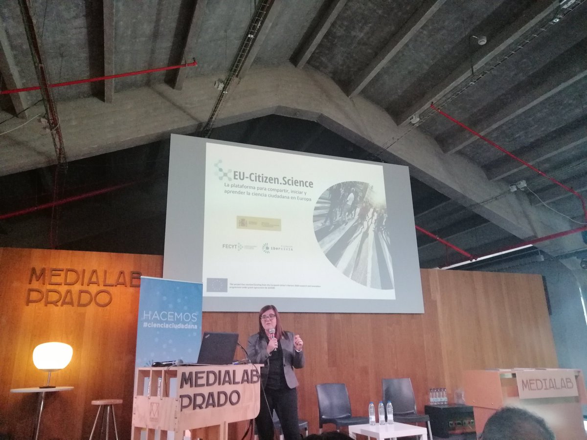 Raquel_Szt's tweet photo. Estamos encantados de presentar hoy en el #foroCC2019 el proyecto https://t.co/XQ1mLxgebj, proyecto europeo de #swafs #H2020 en el que @CienciaGob @FECYT_Ciencia @Ibercivis trabajarán juntos durante los próximos 3 años para impulsar la ciencia ciudadana https://t.co/4gfO2eK9HV
