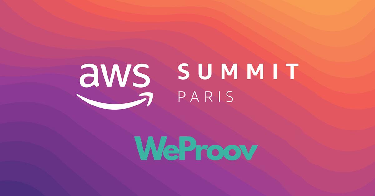 WeProov's tweet image. 🚀 WeProov is proud to have been selected to participate to the #AWSSummit2019 on April 2nd at the #PalaisdesCongrès in Paris ⚡️Many thanks to @AWSFrance for offering us this opportunity !
Here to register ➡ amzn.to/2Ff5m6c
#AWSFrance #blockchain #innovation #insuretech