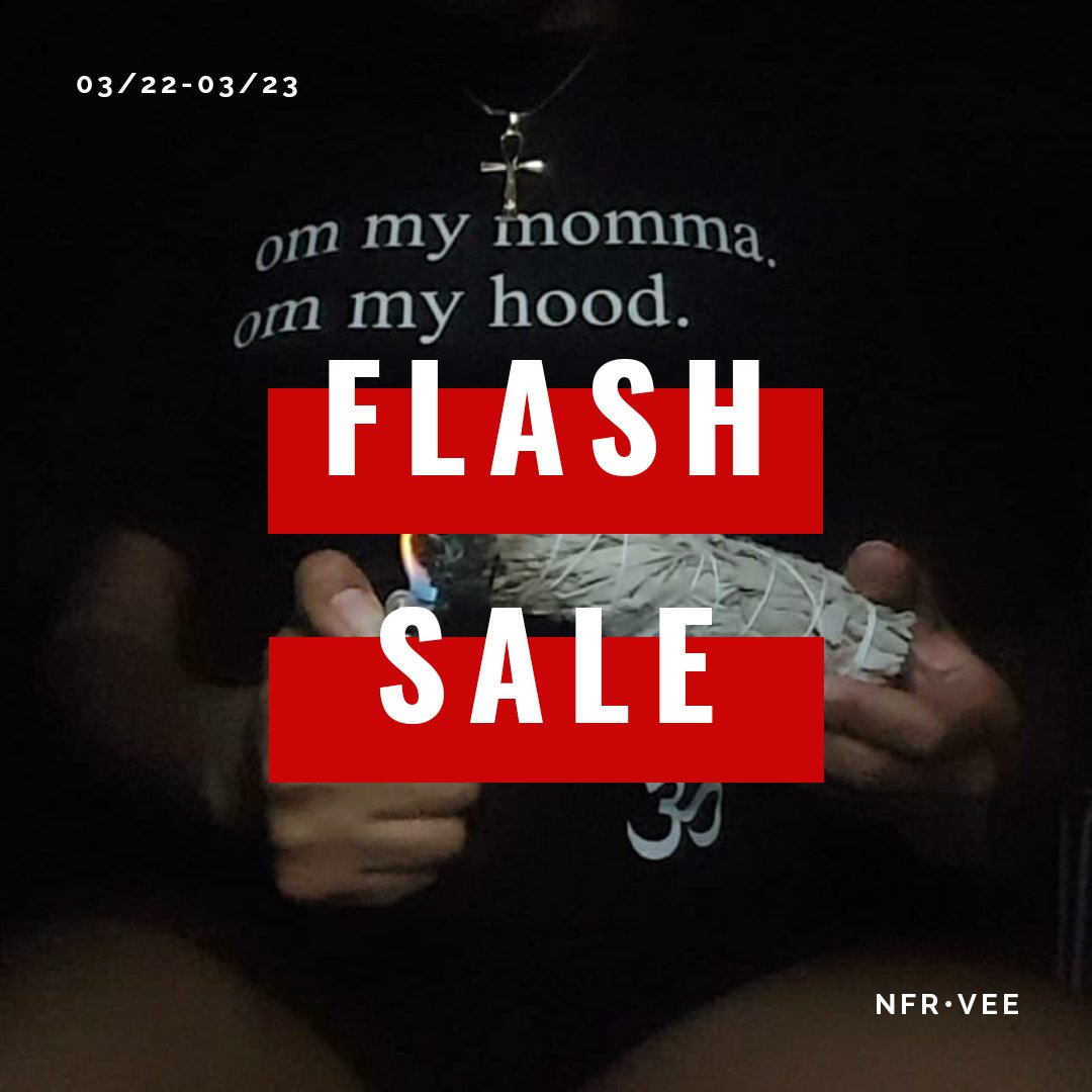 NfrVee's tweet photo. FLASH SALE FRIDAY 💟💟💟
All Tees are $15 until Saturday 11:59 PM EST! https://t.co/LXv2rhBBMK
#ClothingBrand #FridayFeeling https://t.co/Mef6pCQRhE