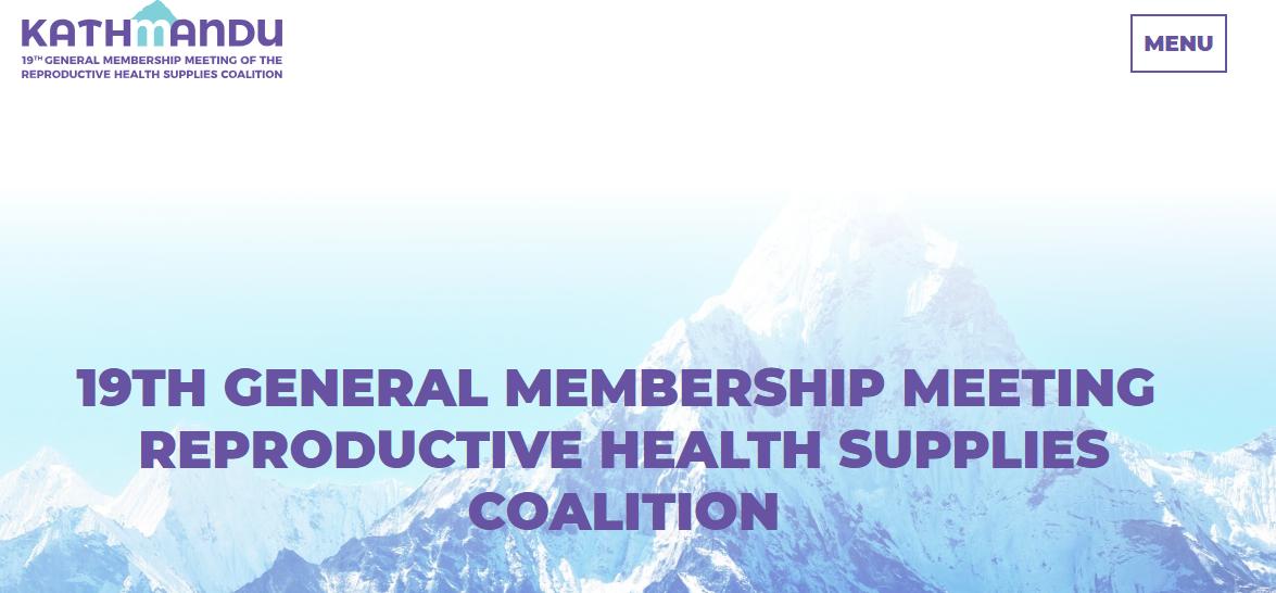 Follow us on the highest mountain in the world!
19th General Membership Meeting <a href="/RH_Supplies/">Supplies Coalition</a> Coalition will be in #Kathmandu.
#Nepal put in place some legislation around improving #womenhealth, such as access to high-quality #ReproductiveHealth supplies.

bit.ly/2OebJtm