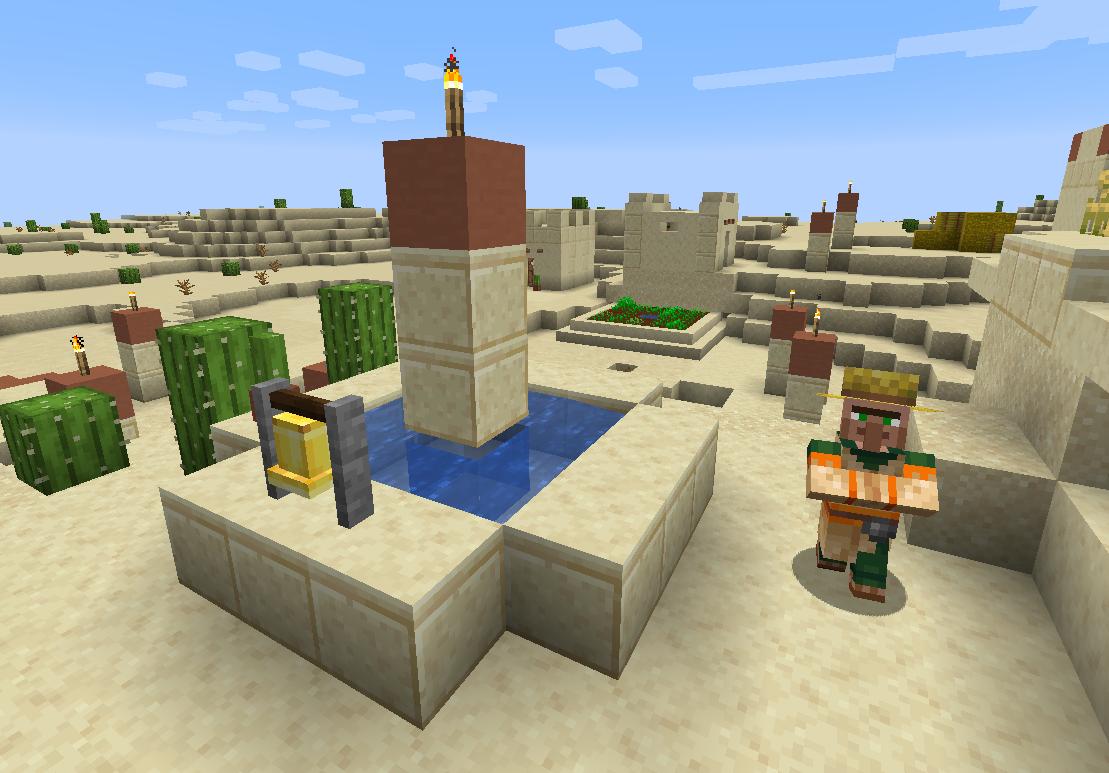 Minecraft's tweet photo. Water wells are essential to every village! This weekend, we’re supporting @charitywater in their effort to bring clean water to people around the planet. To this end, we’re teaming up with a bunch of amazing streamers! 

Learn more at: https://t.co/QbweD6evRY https://t.co/fwEkRAJmEr