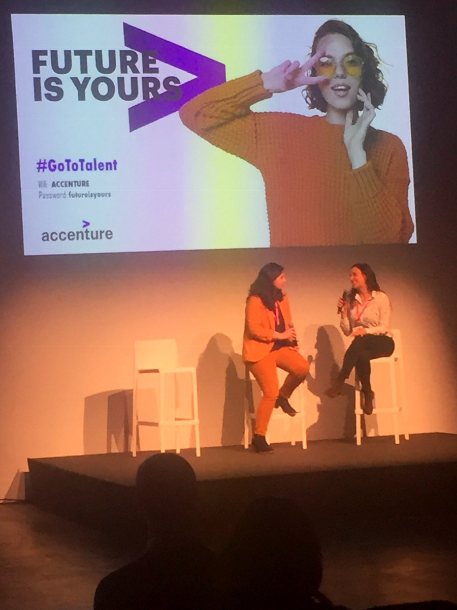 _isabelvacas_'s tweet photo. Aquí estamos, inspirándonos con los ejemplos de Ioanna y Lara de @AccentureDigi en #GoToTalent @AccentureSpain Sois muy cracks! 👏🏼👏🏼👏🏼 https://t.co/AgBKTfuY2T