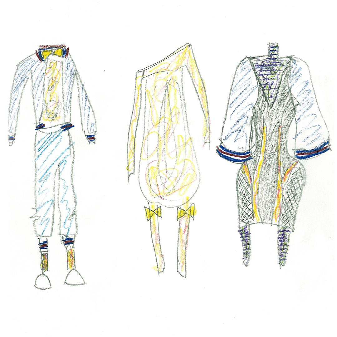 ProjectRunway's tweet photo. Our #PRAllStars sketch of the week goes to #DesignerBiddell! ✏️ ✨ https://t.co/UQmp6WVYDD