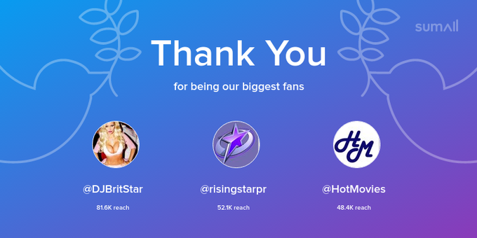 Our biggest fans this week: @DJBritStar, @risingstarpr, @HotMovies. Thank you! via https://t.co/Ic1sEYJmO8<a class="tags" href="/tag/djbritstar">@djbritstar</a><a class="tags" target="_blank" title="On Twitter" href="/?out=eyJ0eXAiOiJKV1QiLCJhbGciOiJIUzUxMiJ9.eyJpYXQiOjE3MjA4NzY3MjgsImlzcyI6InR3cG9ybnN0YXJzLmNvbSIsIm5iZiI6MTcyMDg3NjcyOCwiZXhwIjoxNzUyNDEyNzI4LCJyZWRpcmVjdF91cmwiOiJodHRwczovL3R3aXR0ZXIuY29tL3Jpc2luZ3N0YXJwciJ9.GHcEgjViePhuWnu9wmAL1bhrnzrFhockF7gfChu1EAyYeuEYS4GXcnuxrogSWqoPsrjZLO2EQEgdAh-aPhWmQg">@risingstarpr</a>