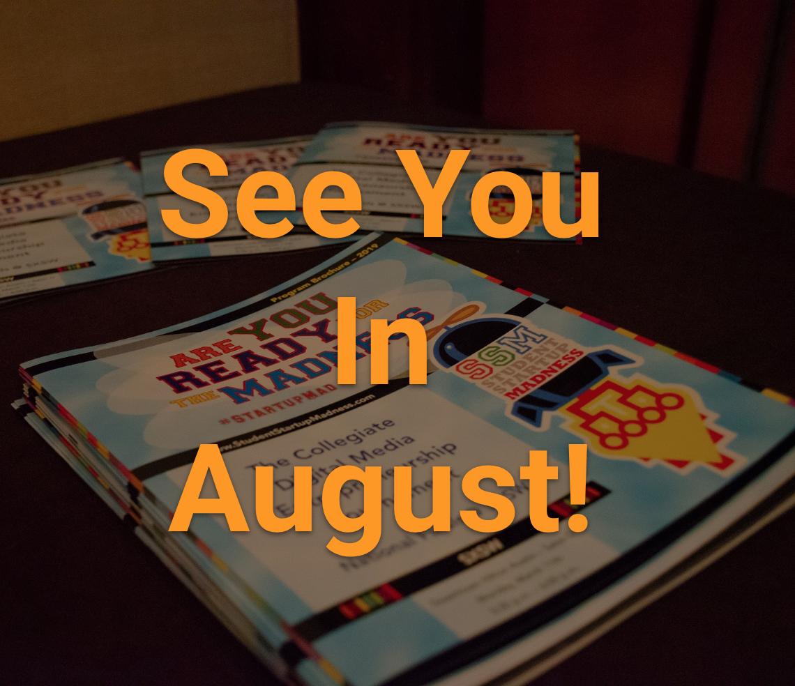 Inspired by this year's competition? We'll be back August 2019! #Entrepreneurship #StudentEntrepreneurs #PitchCompetition #SSM #SXSW