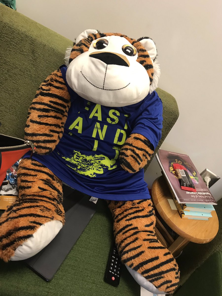 fastandfitatl's tweet image. Honorary Fast and Fit member! #TrinityLearns #FastAndFit #Stripes