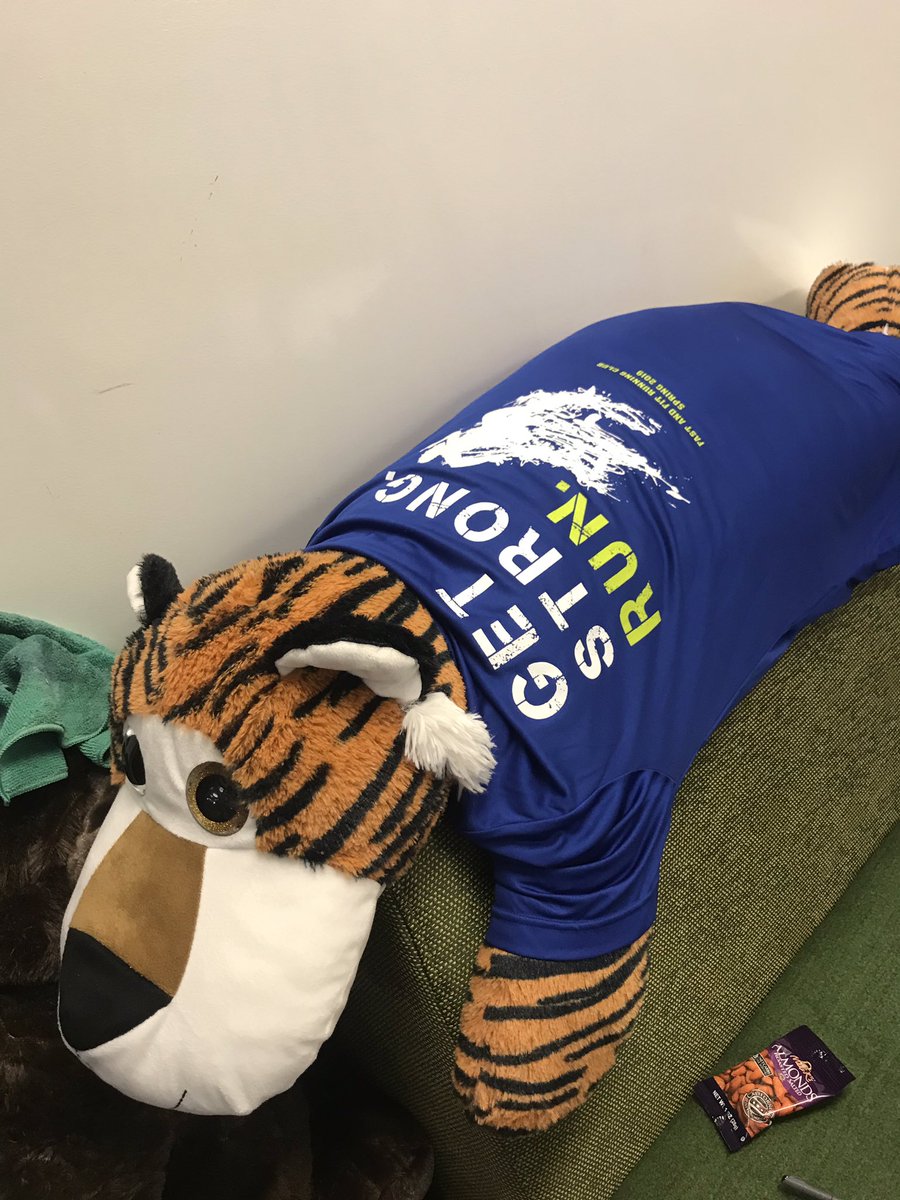 fastandfitatl's tweet image. Honorary Fast and Fit member! #TrinityLearns #FastAndFit #Stripes