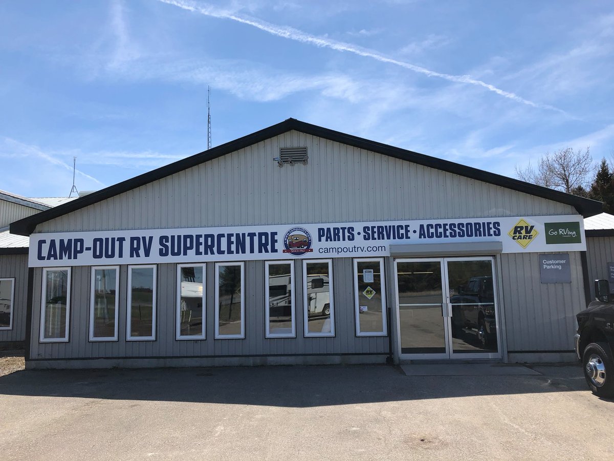 RVCare's tweet photo. #FeatureDealer: Family owned and operated in Stratford, Ontario, @CampOutRV519 offers an extensive selection of both new and pre-loved units, a professional service facility, and a large parts and accessory department. Visit them at: https://t.co/SaCoZJ5i1w #RV #RVing https://t.co/1xrf4kUttJ