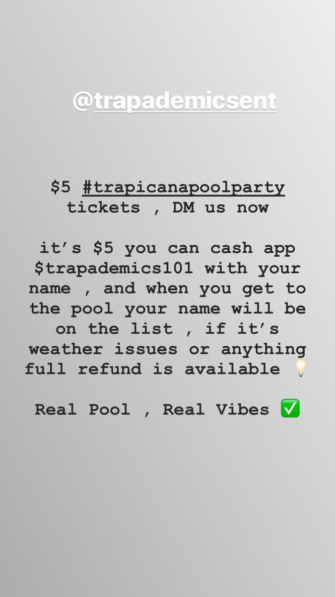 Trapademics3's tweet photo. #TrapademicsMarchMadnessWknd #TRAPicanaPoolParty #ViewsFromTheTrap https://t.co/o7DIXXOe7M