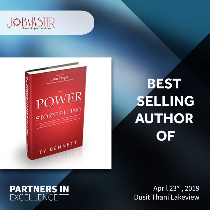 JOBMASTERhcs's tweet photo. Storytelling creates a connection with your teams on a much deeper level. Join our event to learn more about the skills and mindsets necessary to communicate at your highest level.#MeetTYBennettinEgypt #JOBMASTER

Hurry up and book your seat.Register at: https://t.co/5q4Pn9TunC https://t.co/80ej3wbQmT