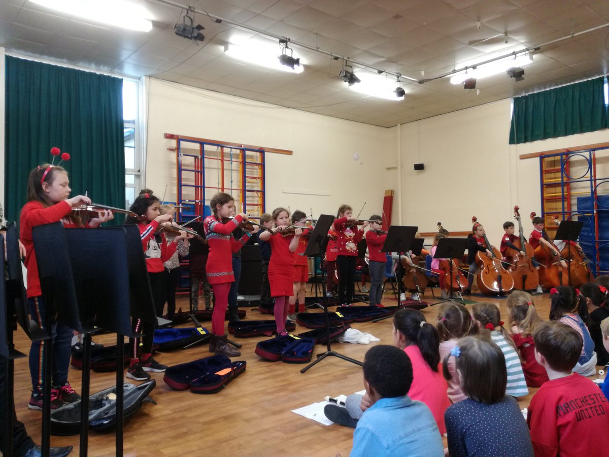A brilliant, competent performance in their strings &amp; things concert from our year 4 musicians after only a year of lessons! Thank you to Ms Wray &amp; Mrs Light 🎵🎼🎶🎻🎹 #music