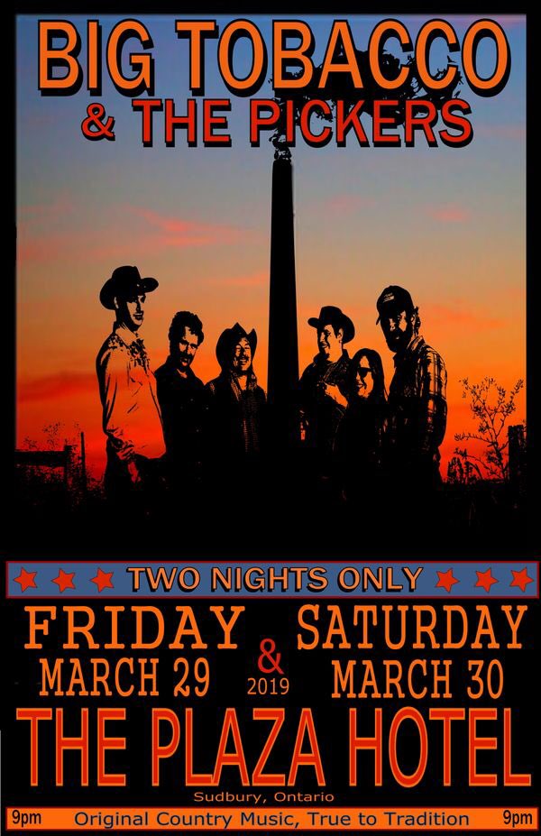 Hey Sudbury! One week tonight come see two nights of old school  #countrymusic presented in a brand new way! Plaza Hotel Fri March 29 &amp; Sat March 30th. It’s been a while but we’re glad to be back! #sudbury #hometown #honkytonk #haggard #merle #willie #waylon