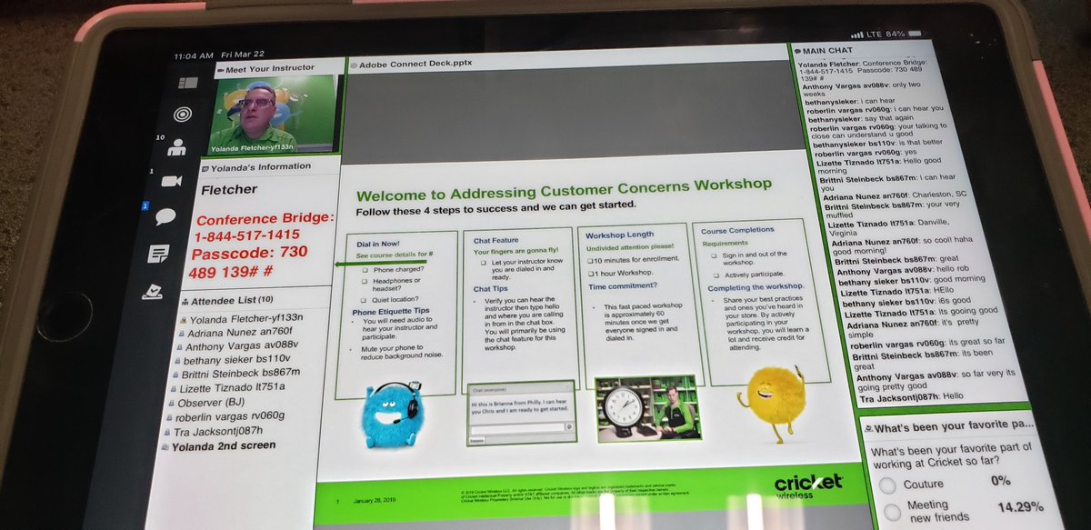 It's a great day when Rob of Rob's Reviews joins my class to say hello to new advocates. #TUProud