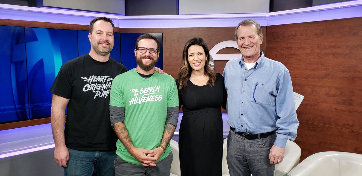 lauraorricopr's tweet photo. This morning on @ABC7Chicago, our clients at @TuthillCorpโ, owner, Jay Tuthill, Chad Gabriel, & Vito Pellicano, will be on "Newsviews" with @BabichABC7โ discussing #TheSearchForAliveness (@AlivenessSeries) & why aliveness is so important. Tune in at 9:30am to catch the interview! https://t.co/CsQRBjnFpc