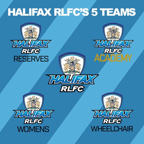 HalifaxPanthers's tweet photo. ⭐️This Sunday as well as our 9 Community Clubs attending the game there will be all 5 of our Halifax RLFC Teams around the stadium!

#UpTheFax #5Teams https://t.co/qosxt3MkhY