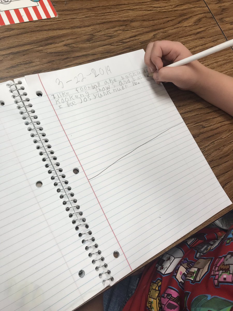 Students love Fridays when they get to choose what to write about in their Writing Journal! #bemorechoosy #bemorewildcat #wildcatsinspired <a href="/NatWilliamsElem/">Williams Elementary</a>