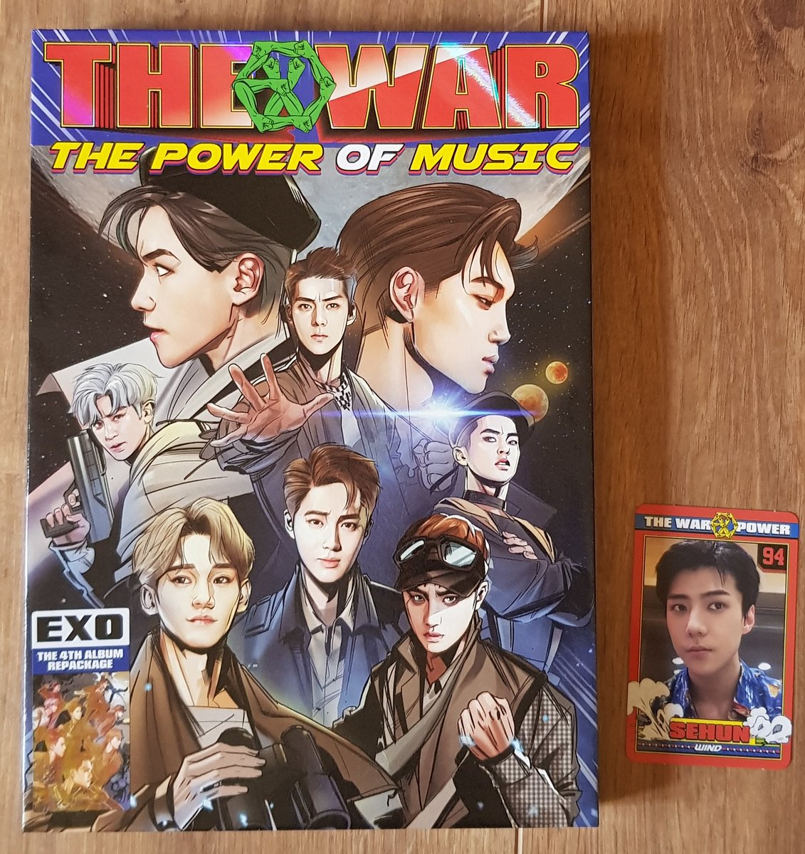 EXO - The War : The Power of Music Photocard : SeHun Favorite Song : Walk on Memories