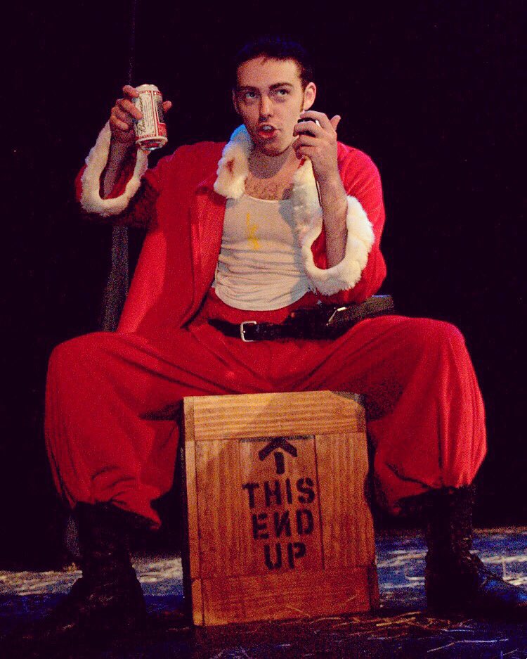 theNOLAproject's tweet photo. Happy 89th, #StephenSondheim. This Bud’s for you.🍺 #FlashbackFriday to #ASSASSINS (2008). 📷: @MartinCovert 

#sondheim #fbf #LePetit #HBD #HBDSondheim #throwback #NOLAProject #Budweiser #beer #cheers #TNP #SamuelByck #TheatreForTheBold #santa https://t.co/mvs26LJo7F