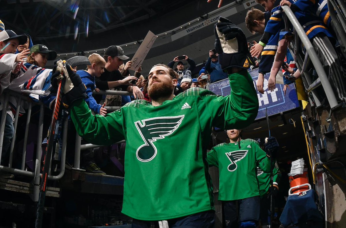 st louis blues st patrick's day jersey