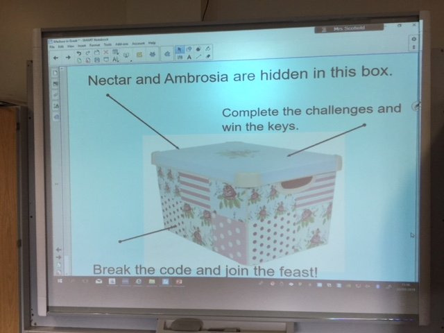 KasiaScofield's tweet photo. How to take challenge to the next level? Teach Y7 EAL the myth about Medusa in Greek. Make them complete 4 challenges to try some food of the gods (nectar and ambrosia=grapes). They were at their breaking point. They struggled. They succeeded.#CALcan @FunkyPedagogy @CALeeds https://t.co/SW0XeYfv4T
