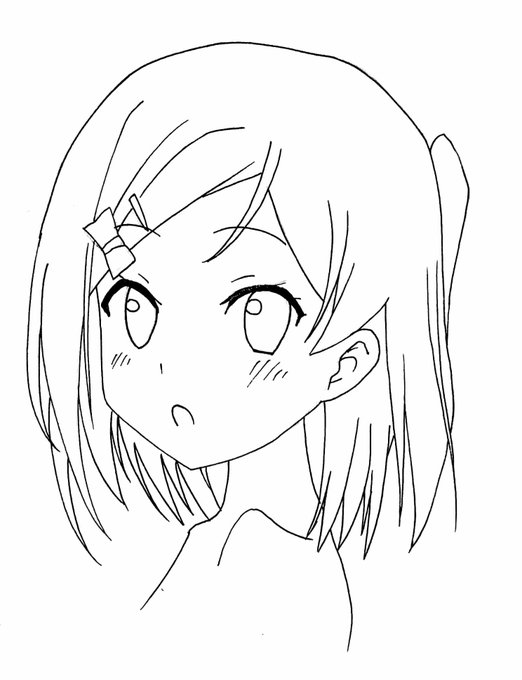 30分休憩! 
変猫月子ちゃん模写です～～ 