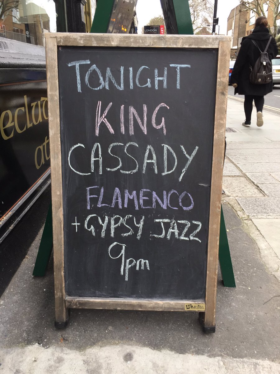 We’ve got <a href="/KingCassadyBand/">King Cassady</a> playing 🎼💃🔥🍻
#musicinpubs #livemusic #pub #bar #camden #fridaynight
