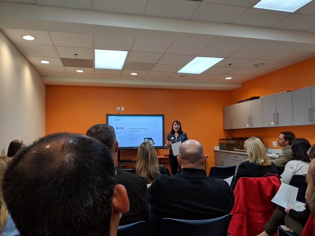 AxiologicLLC's tweet photo. Tom Stauber joined @ChildSci this morning for the Ambassador Committee Kick-off Breakfast in the Lab!
#childsci https://t.co/0YB76oS09P