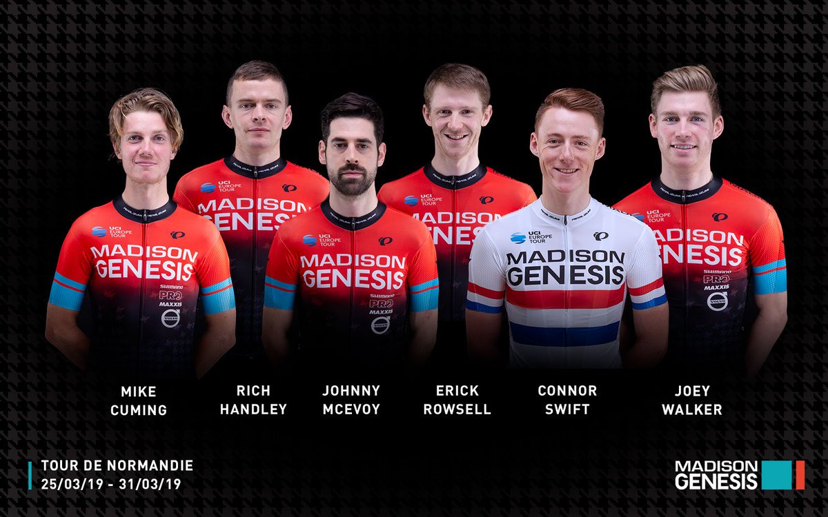 MadisonGenesis's tweet photo. Ready to race @tourdenormandie! 

From @rog10: 

"You’ve read the stories about how tough Normandie is and it’s no secret. You need a bit of northern grit and brute strength to get through. So in that regard, it’s good for @SwiftConnor."

Race preview: https://t.co/e6s7wfAUoi https://t.co/1gYMdjYK5O