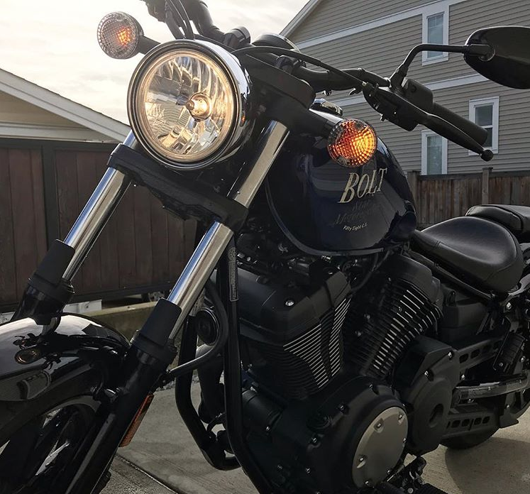 YamahaMotorCa's tweet photo. Has anyone started their riding season yet?

#FanFriday #YamahaRevsYourHeart #Bolt #ConquerRoad
📷: [IG] @littlebikebigcity, BC https://t.co/6HrS6GuL4w