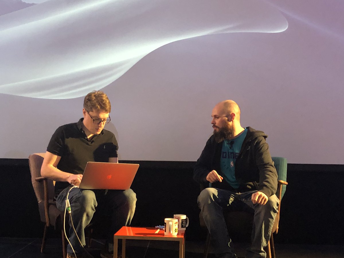 lizziepika's tweet image. A highlight of #ioscon was def seeing @swiftovercoffee live!