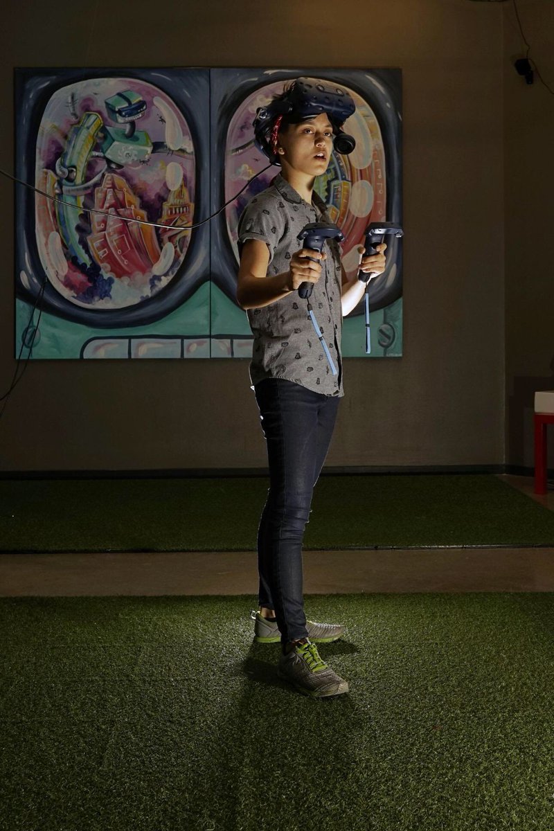 There can only be one #spacepiratetrainer champion. Test your skills at <a href="/CFVRLab/">CF Virtual Reality</a> next week. @ErinTheMiller <a href="/CapitalFactory/">Capital Factory ⚙️</a> <a href="/JoshuaBaer/">Joshua Baer ⚙️</a> <a href="/dearmrduffy/">Sean Duffy</a>