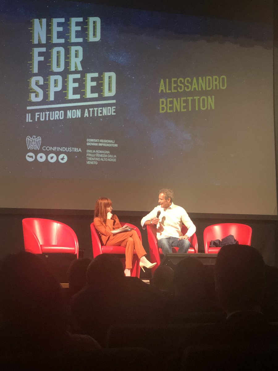AlicePretto's tweet photo. Un bel consiglio...“Non scordatevi mai di trovare nuove strade...” Alessandro Benetton @GgiMeetingNE #Speed https://t.co/tbKDqqtmIp